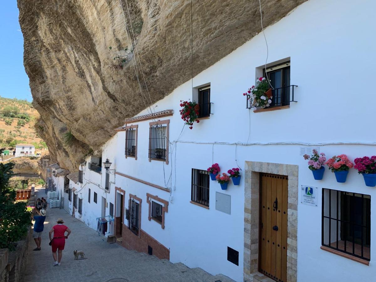 Gasthaus Casa Cueva "Las Calcetas" Setenil De Las Bodegas Exterior foto